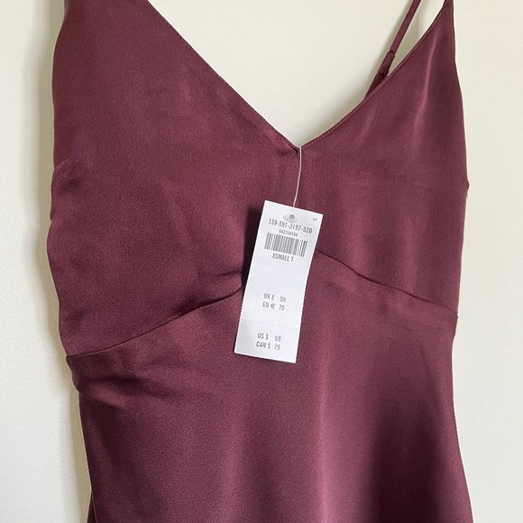 A&F Satin Slip Mini Dress - Picture 6 of 6